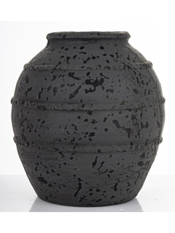 MIAhome MIAhome Wazon ceramiczny ABARREL-2 small Czarny