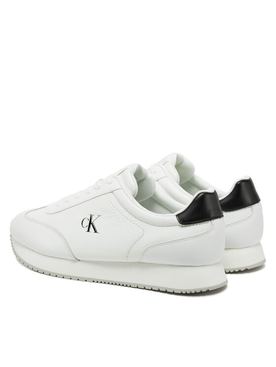 Calvin Klein Jeans Calvin Klein Jeans Sneakersy Runner Laceup Tc YM0YM01187 Biela