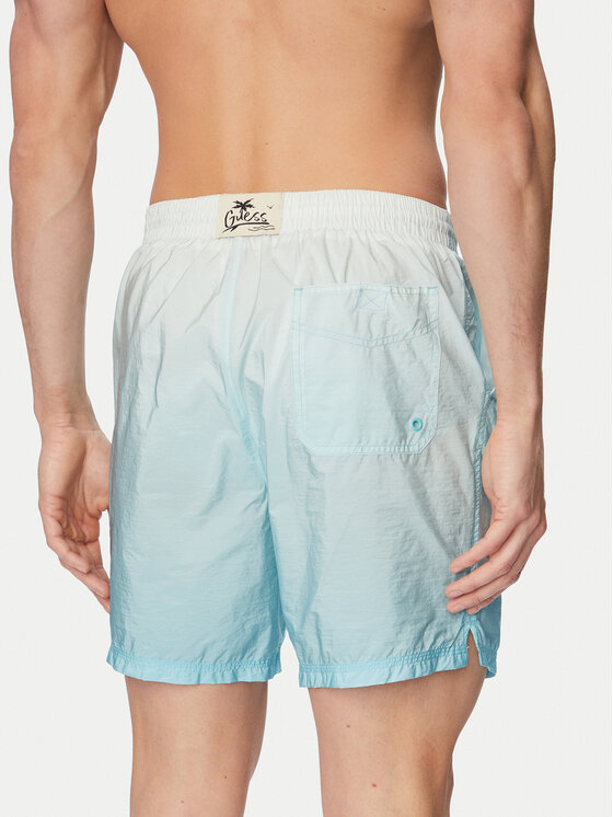 Guess Guess Pantaloni scurți pentru înot F6GT19 WN172 Turcoaz Regular Fit