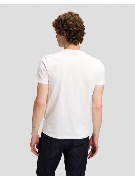 Lee Lee T-Shirt MEDIUMTEE Biały Regular Fit