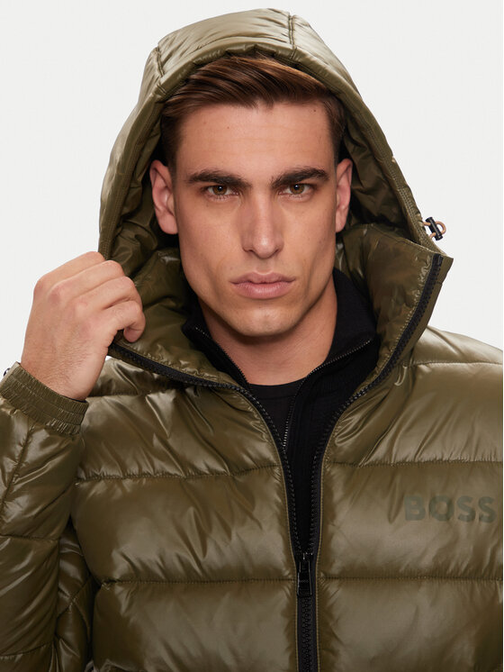 BOSS BOSS Geacă de iarnă H-Calando1 50520200 Verde Regular Fit