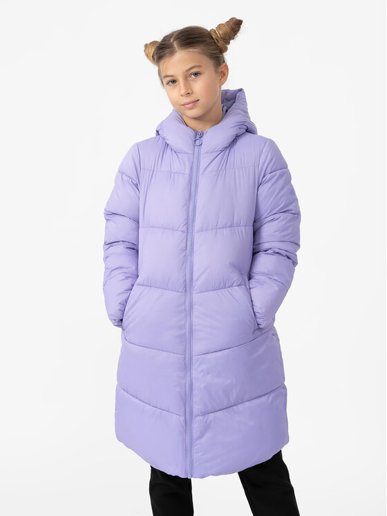 4F 4F Зимно яке 4FJAW23TDJAF268 Виолетов Regular Fit