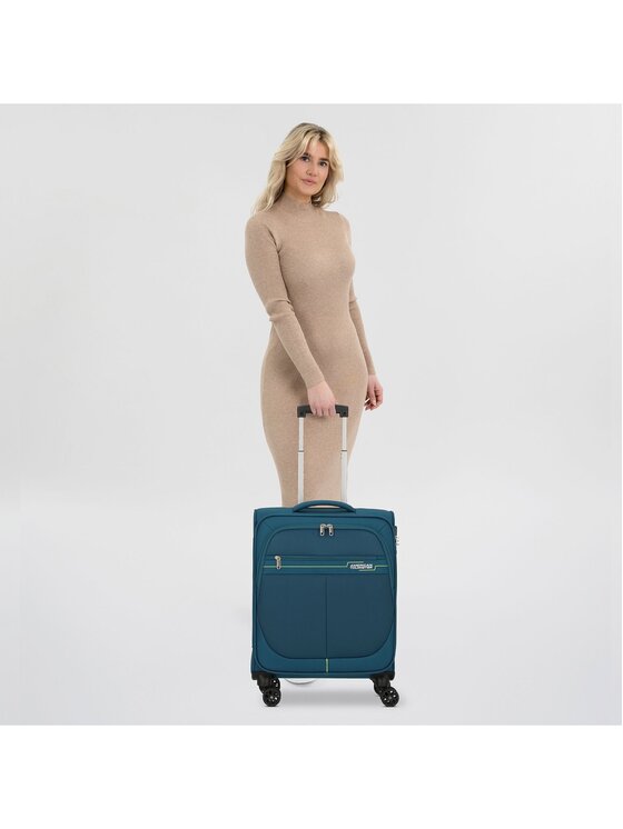 American Tourister American Tourister Walizka kabinowa 303570 Błękitny