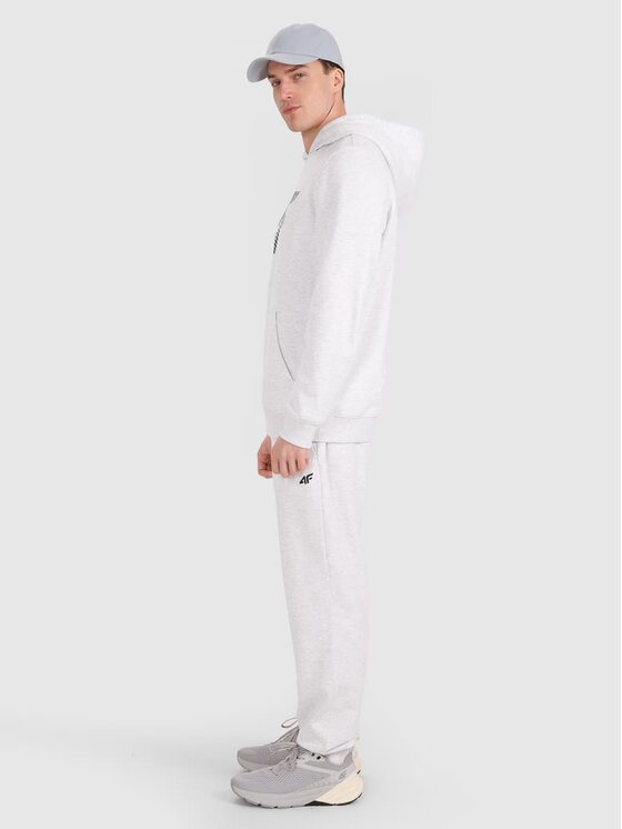 4F 4F Μπλούζα 4FWMM00TSWSM1766-27M Γκρι Regular Fit