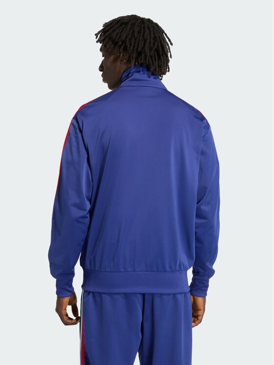 adidas adidas Bluza FIREBIRD Błękitny Loose Fit