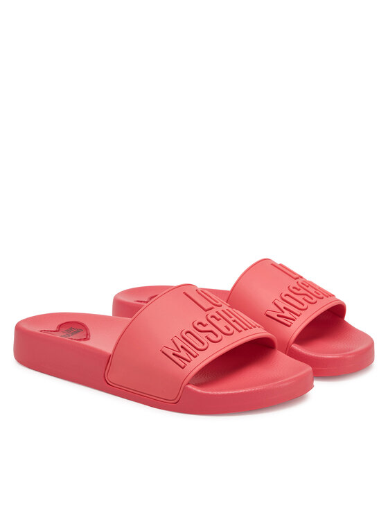 LOVE MOSCHINO LOVE MOSCHINO Klapki JA28052G1MI15502 Koralowy