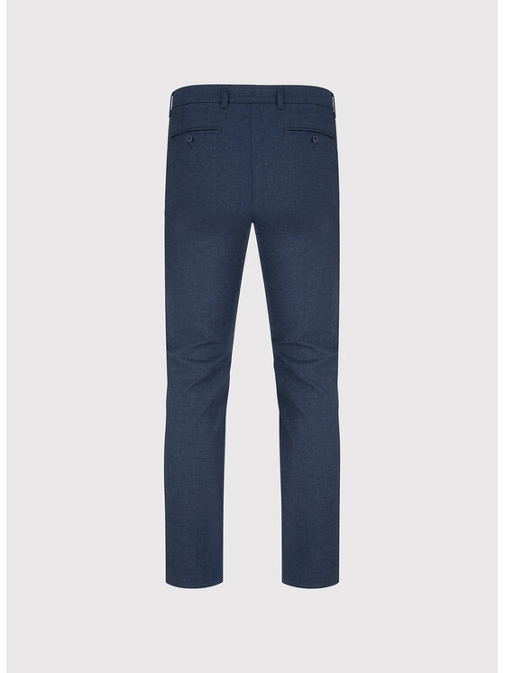 Pako Lorente Pako Lorente Spodnie materiałowe P25WF-WX-013 Granatowy Classic Fit