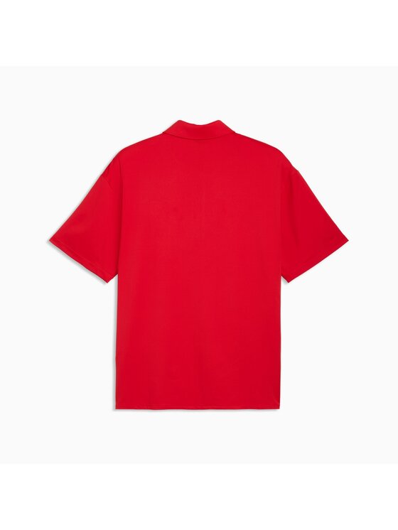 Puma Puma Polo 634247 Czerwony Regular Fit