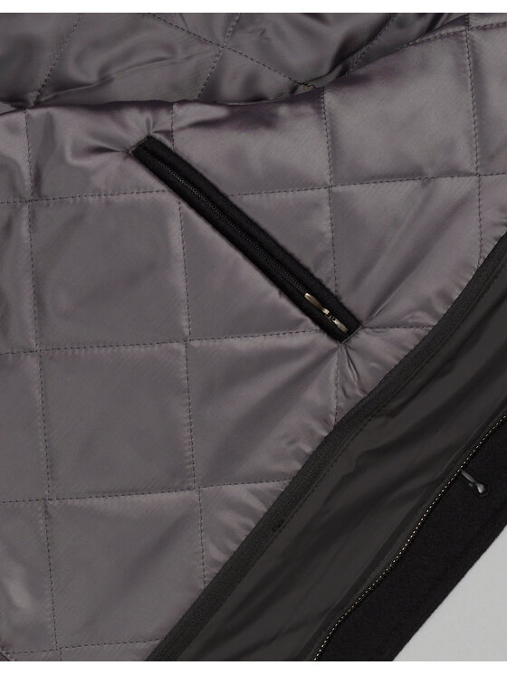 Borgio Borgio Płaszcz zimowy pontelongo Czarny Slim Fit