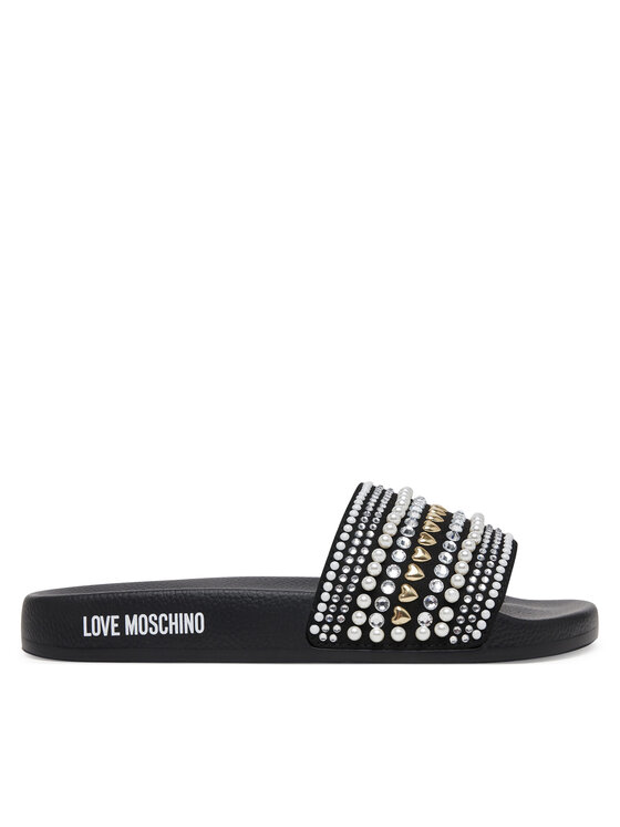 Şlapi LOVE MOSCHINO JA28352G0MJAA000 Negru