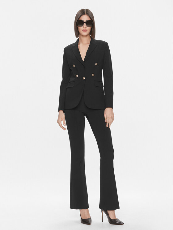 Liu Jo Liu Jo Σακάκι MF3101 J9189 Μαύρο Slim Fit