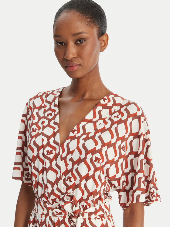 Max Mara Beachwear Max Mara Beachwear Jumpsuit Egrege 2616641029 Kupferfarben Regular Fit