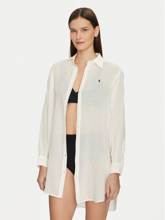 Női Ing Polo Ralph Lauren, Méret: XS, Ekru, 21564377