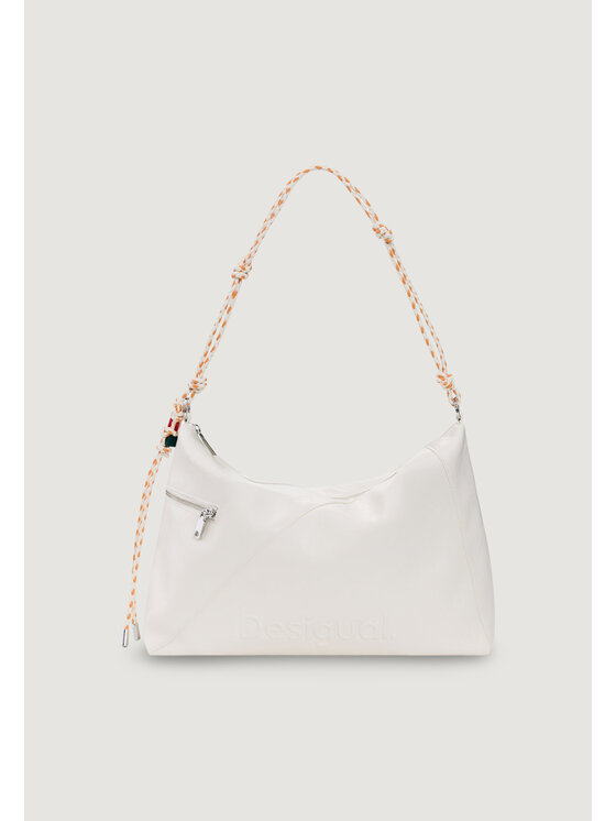 Desigual Desigual Torebka BAG_HALF LOGO LEIRI Beżowy