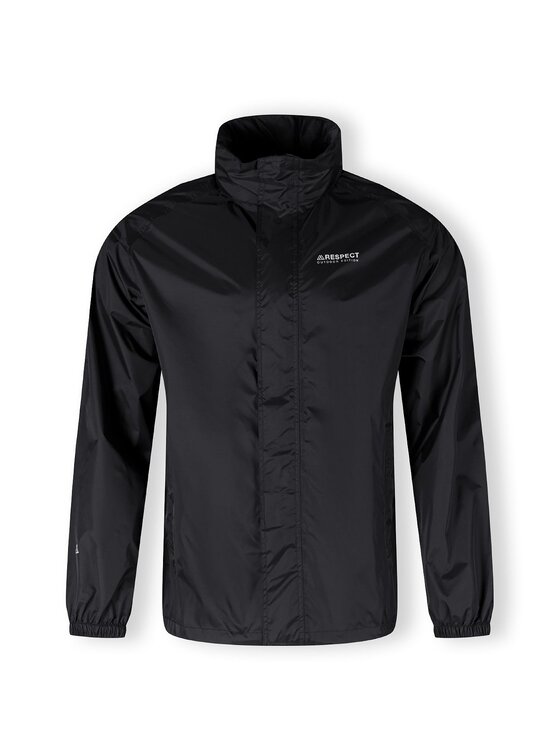minoti minoti Kurtka przeciwdeszczowa 27MRJACKET1 Czarny Regular Fit