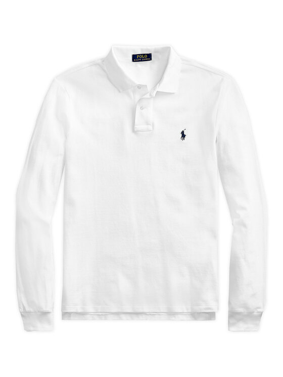 Polo Ralph Lauren Polo Ralph Lauren Polo marškinėliai 710681126001 Balta Slim Fit