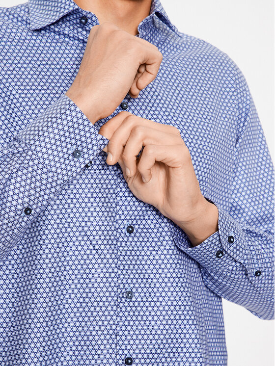 Eterna Eterna Πουκάμισο 4036/XD87 Μπλε Regular Fit