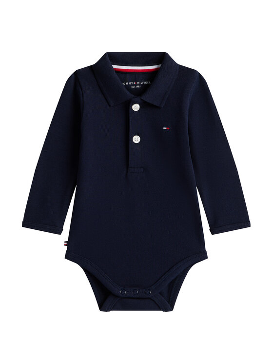 Tommy Hilfiger Tommy Hilfiger Дитяче боді KN0KN02075 Cиній