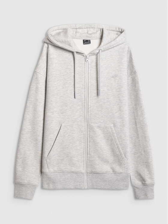 4F 4F Felpa 4FRMM00TSWSF2772-27M Grigio Regular Fit
