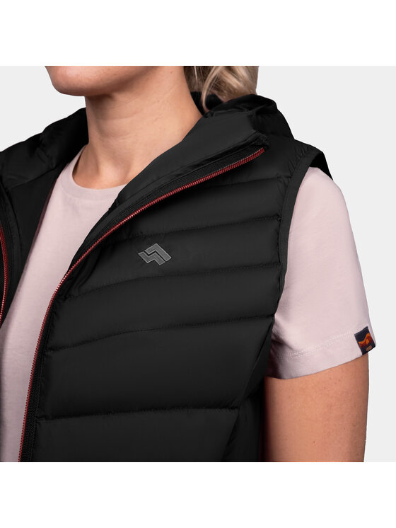 Alpinus Alpinus Kamizelka Aluta Czarny Regular Fit