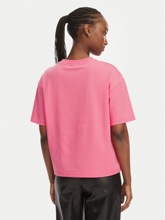 HUGO HUGO T-shirt Signature 50556807 Rosa Regular Fit