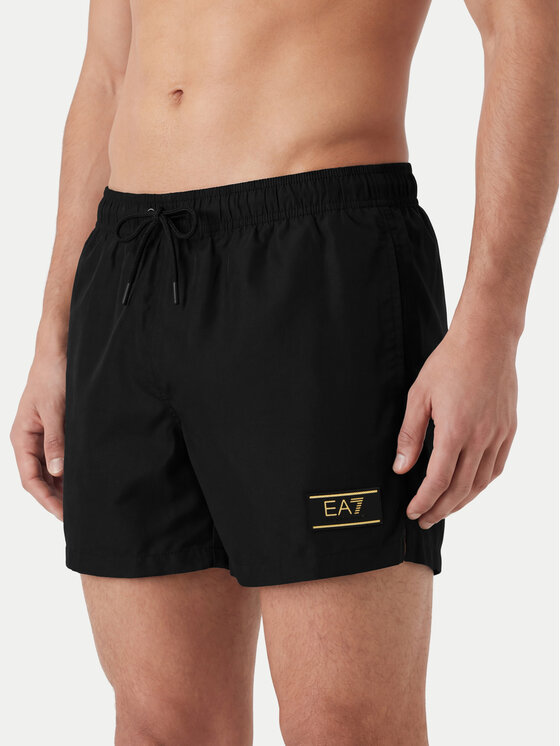 EA7 Emporio Armani Szorty kąpielowe 7M001713 AF21248 UC001 Czarny Regular Fit