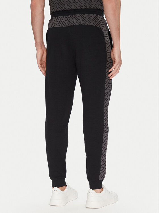 BOSS BOSS Spodnji del trenirke Luke 50546839 Črna Regular Fit
