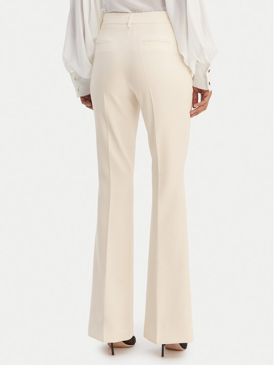 Fracomina Fracomina Stoffhose FR26SVA004W42901 Écru Regular Fit