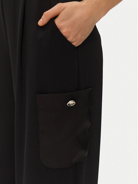 Rinascimento Rinascimento Pantaloni di tessuto CFC0122612003 Nero Regular Fit