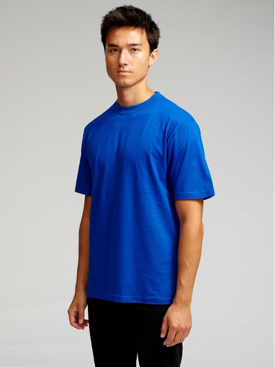 TeeShoppen TeeShoppen T-Shirt 'Oversized Collection' Niebieski Oversize