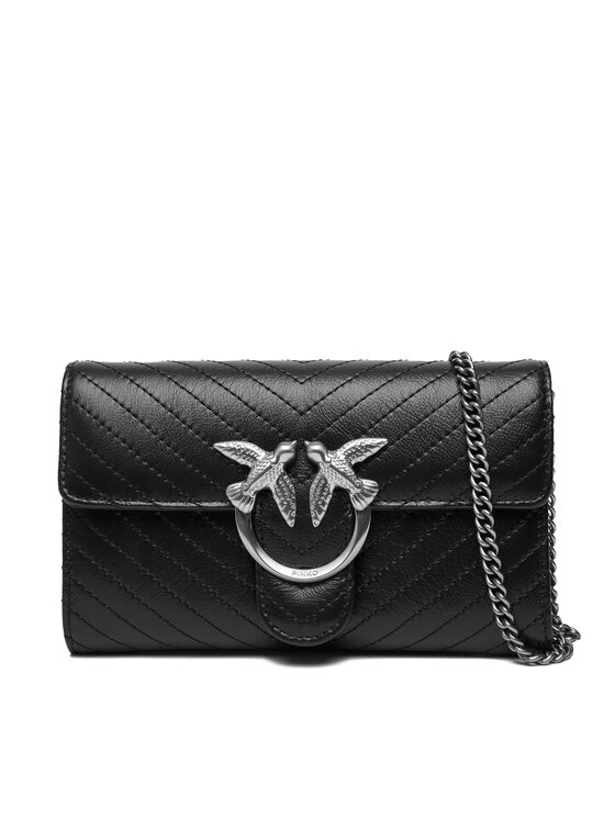 PINKO PINKO Geantă Love One Wallet Light AI 25-26 PLTT 105344 A2JC Negru