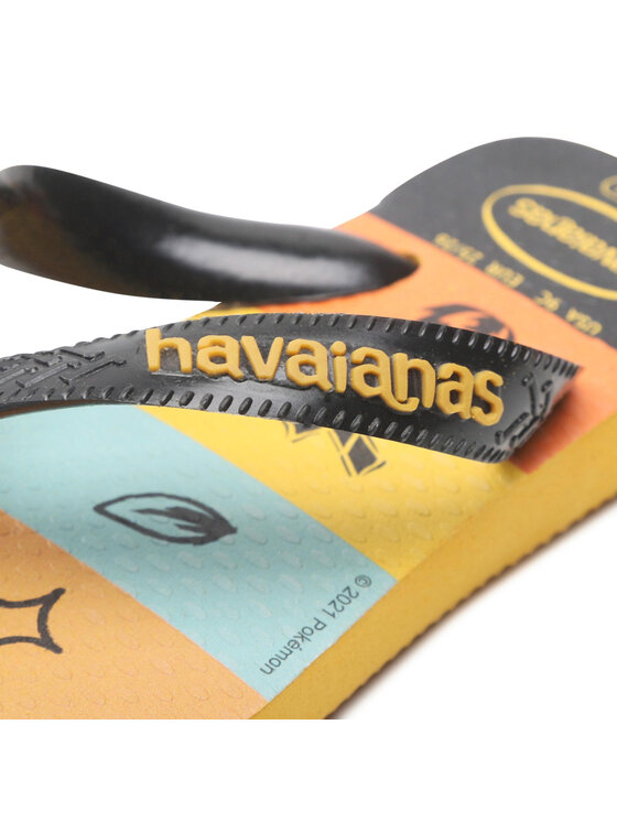 Havaianas Havaianas Šlepetės per pirštą Top Pokemon H41463136362 Juoda