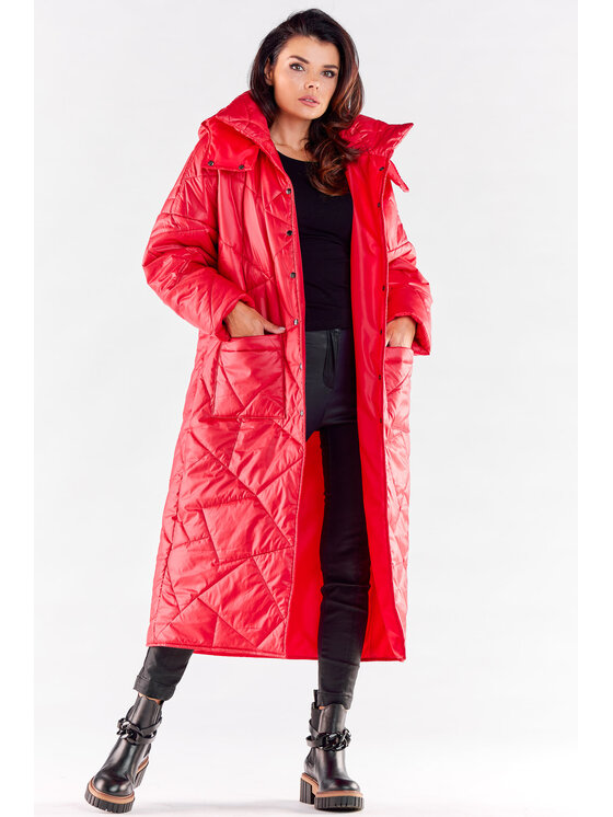 Awama Cappotto A541 Rosso Basic Fit