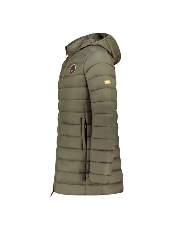 Geographical Norway Geographical Norway Kurtka puchowa WZ5087H/GN-KAKI Zielony Regular Fit