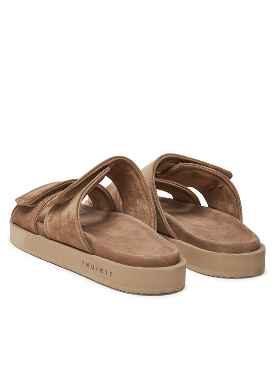 Inuikii Inuikii Klapki Suede Double Band 50102-510 Beżowy
