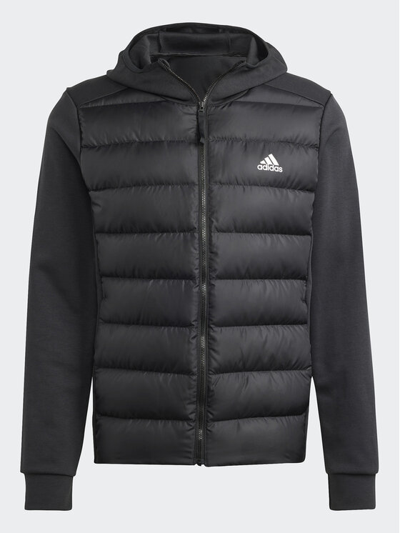 adidas adidas Geacă din puf Essentials Hybrid Down HZ4430 Negru Slim Fit