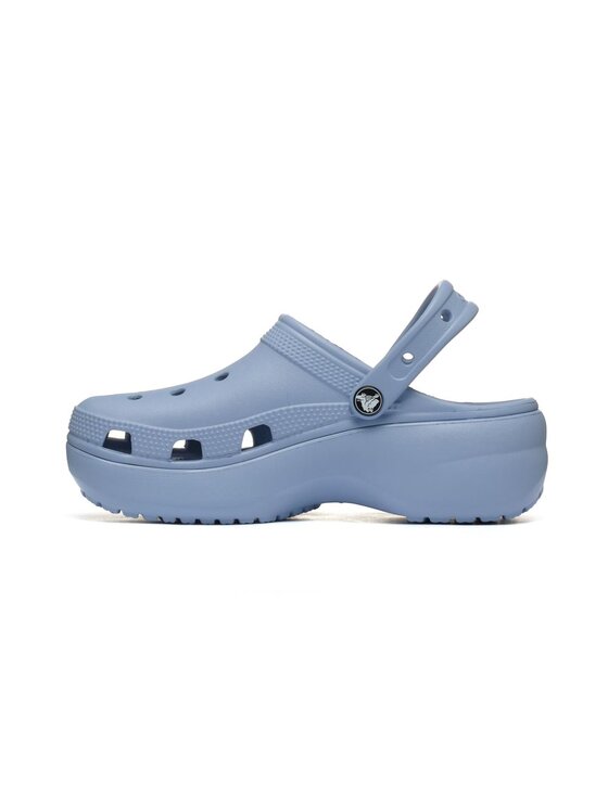 Crocs Crocs Klapki CLASSIC PLATFORM CLOG Niebieski