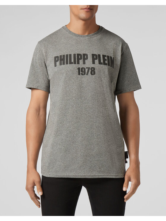 PHILIPP PLEIN PHILIPP PLEIN T-Shirt 21021 Šedá Regular Fit