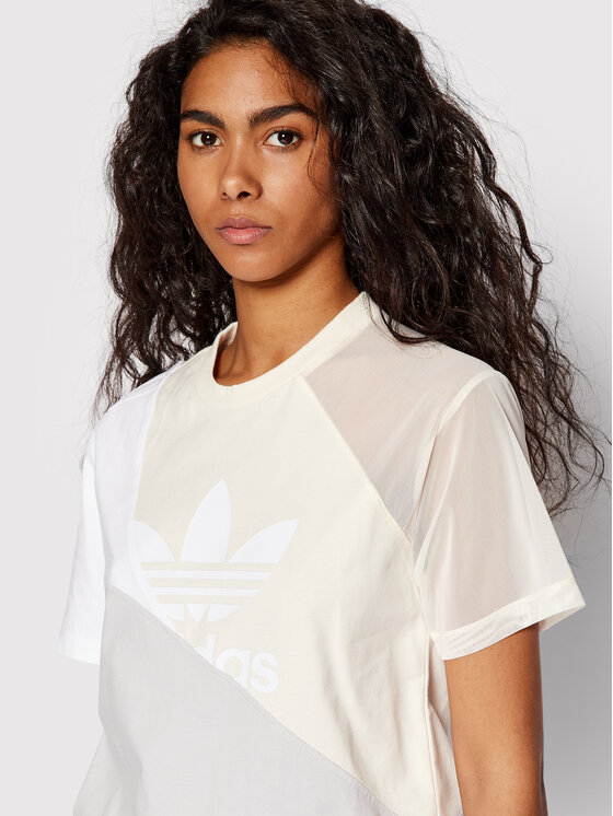 T-shirt adicolor Split Trefoil HC7041 Grigio