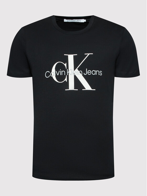 Calvin Klein Jeans Calvin Klein Jeans Marškinėliai J30J320935 Juoda Slim Fit
