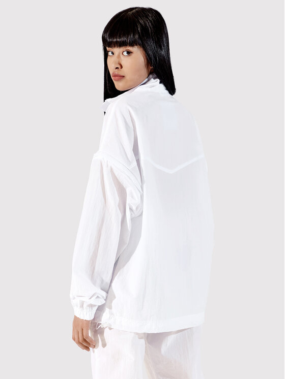 Togoshi Togoshi Geacă fără fermoar TG22-KUU001 Alb Oversize