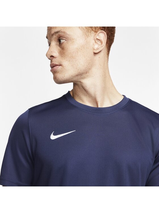 Nike Nike Koszulka techniczna DRY PARK VII JSY SS Granatowy Basic Fit