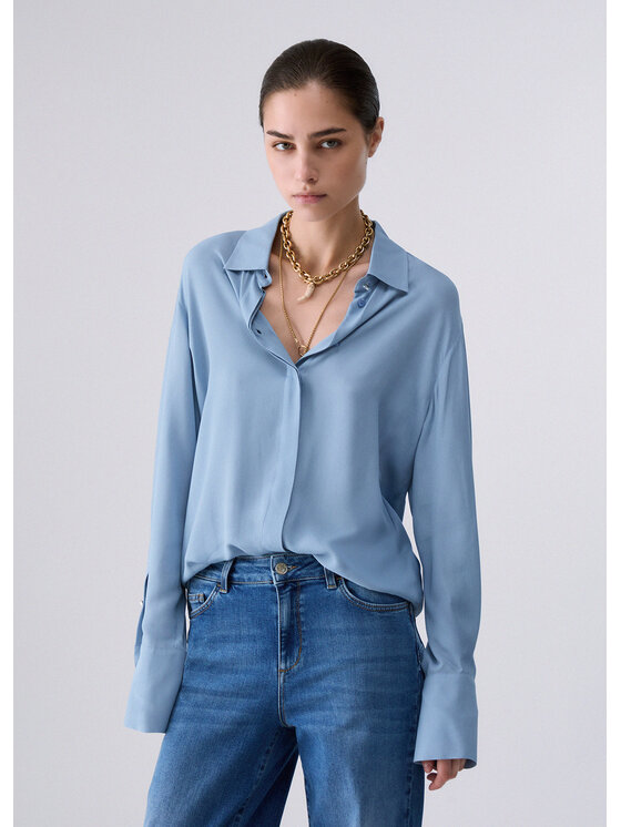 Liu Jo Liu Jo Camicia CF6207T2578X0805 Azzurro chiaro Regular Fit