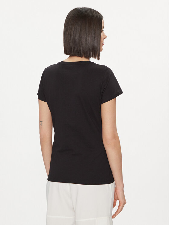Liu Jo Liu Jo T-Shirt WA4108 JS923 Czarny Regular Fit