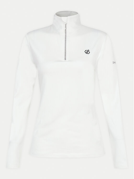 Dare2B Dare2B Technisches Sweatshirt Lowline II DWL452 Weiß Slim Fit