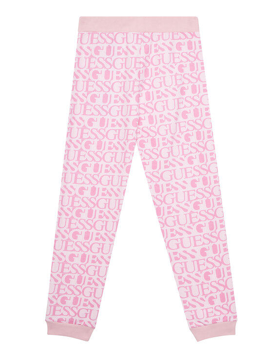 Guess Guess Donji dio trenerke J5YQ13 KAD74 Ružičasta Regular Fit