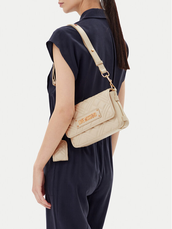 LOVE MOSCHINO LOVE MOSCHINO Torebka JC4210PP0MLA0110 Beżowy