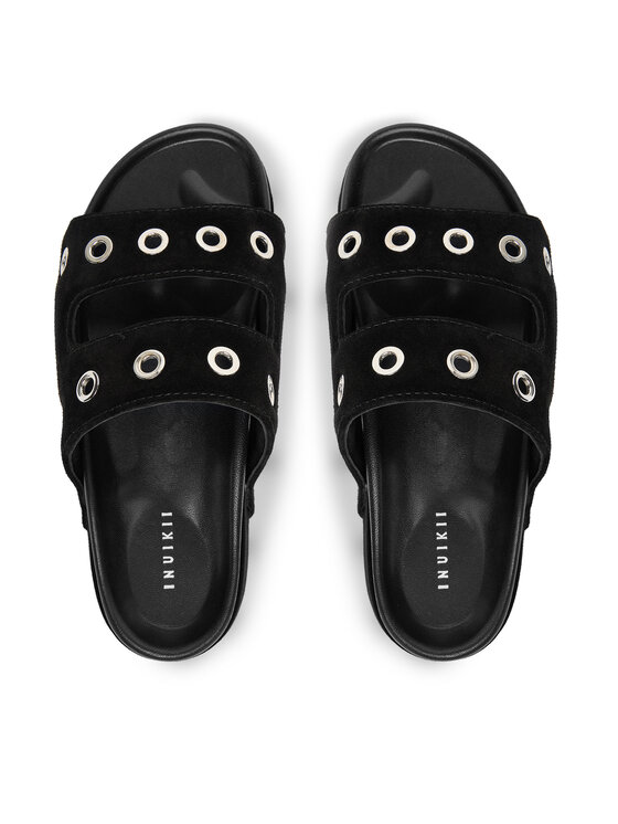 Inuikii Inuikii Klapki Suede Studs 70103-153 Czarny