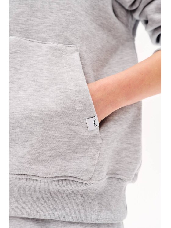 NAOKO NAOKO Bluza Everyday Szary Loose Fit