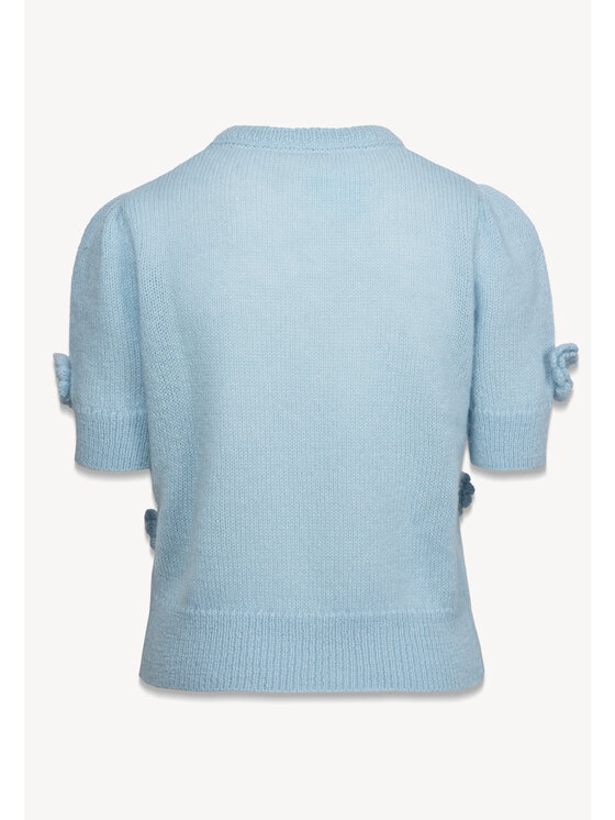 BIZUU BIZUU Sweter ADRIS Niebieski Standard Fit